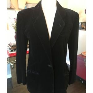 Giorgio Armani Velvet Tux Pant Suit 2217-23-6819
